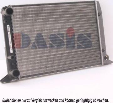 AKS Dasis 480490N - Radiators, Motora dzesēšanas sistēma autodraugiem.lv