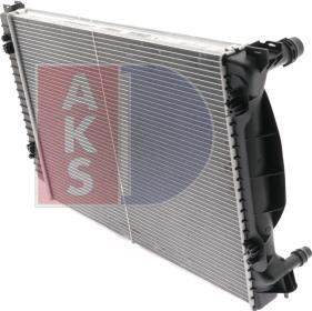 AKS Dasis 480068N - Radiators, Motora dzesēšanas sistēma autodraugiem.lv