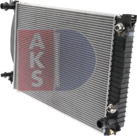 AKS Dasis 480068N - Radiators, Motora dzesēšanas sistēma autodraugiem.lv