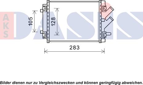 AKS Dasis 480001N - Radiators, Motora dzesēšanas sistēma autodraugiem.lv