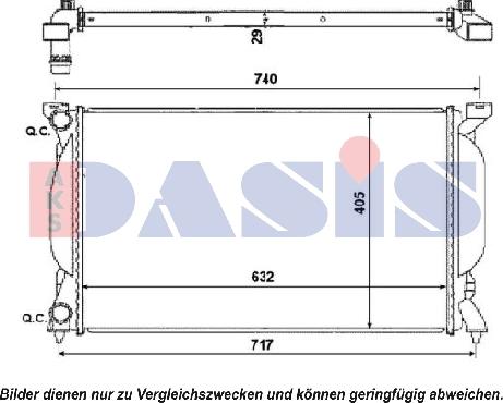 AKS Dasis 480038N - Radiators, Motora dzesēšanas sistēma autodraugiem.lv