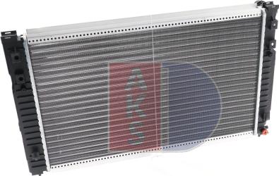 AKS Dasis 480023N - Radiators, Motora dzesēšanas sistēma autodraugiem.lv