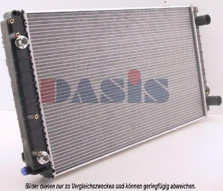 AKS Dasis 480380N - Radiators, Motora dzesēšanas sistēma autodraugiem.lv