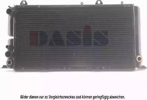 AKS Dasis 480250N - Radiators, Motora dzesēšanas sistēma autodraugiem.lv