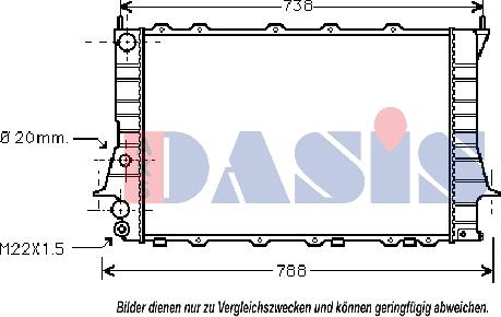 AKS Dasis 481100N - Radiators, Motora dzesēšanas sistēma autodraugiem.lv