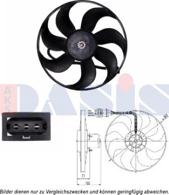 AKS Dasis 488029N - Ventilators, Motora dzesēšanas sistēma autodraugiem.lv