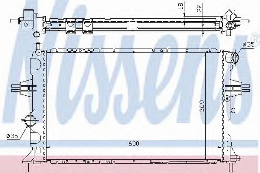 AKS Dasis 552252R-1R - Radiators, Motora dzesēšanas sistēma autodraugiem.lv