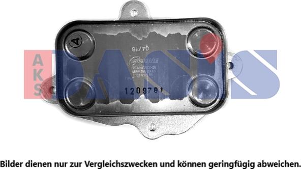 AKS Dasis 566017N - Eļļas radiators, Motoreļļa autodraugiem.lv