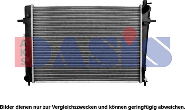 AKS Dasis 560055N - Radiators, Motora dzesēšanas sistēma autodraugiem.lv