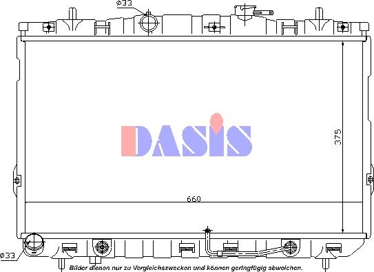 AKS Dasis 560027N - Radiators, Motora dzesēšanas sistēma autodraugiem.lv