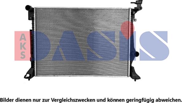 AKS Dasis 560155N - Radiators, Motora dzesēšanas sistēma autodraugiem.lv