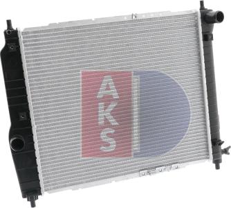 AKS Dasis 510068N - Radiators, Motora dzesēšanas sistēma autodraugiem.lv