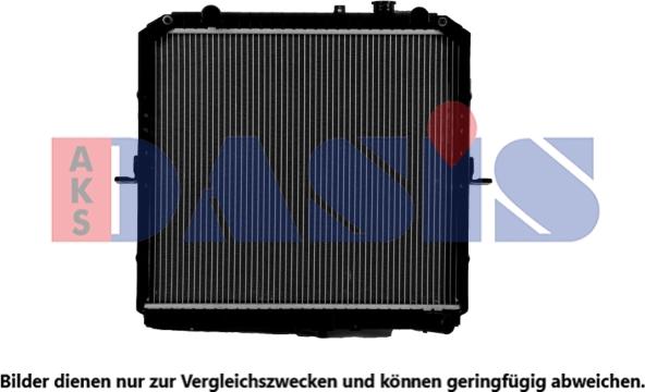 AKS Dasis 510017N - Radiators, Motora dzesēšanas sistēma autodraugiem.lv