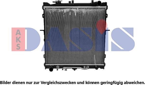 AKS Dasis 510140N - Radiators, Motora dzesēšanas sistēma autodraugiem.lv