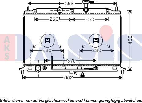 AKS Dasis 510143N - Radiators, Motora dzesēšanas sistēma autodraugiem.lv