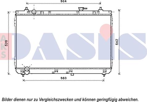 AKS Dasis 510159N - Radiators, Motora dzesēšanas sistēma autodraugiem.lv