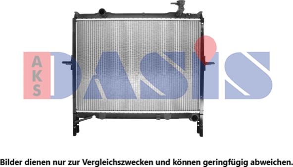 AKS Dasis 510157N - Radiators, Motora dzesēšanas sistēma autodraugiem.lv