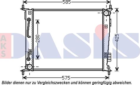 AKS Dasis 510161N - Radiators, Motora dzesēšanas sistēma autodraugiem.lv