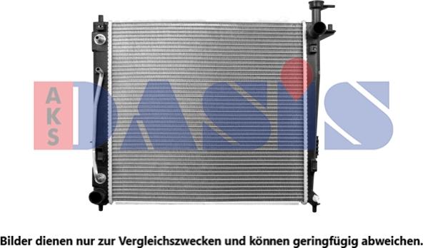 AKS Dasis 510184N - Radiators, Motora dzesēšanas sistēma autodraugiem.lv