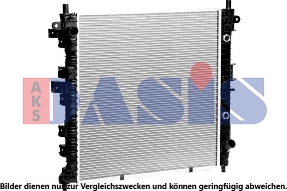 AKS Dasis 510134N - Radiators, Motora dzesēšanas sistēma autodraugiem.lv