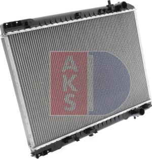 AKS Dasis 510176N - Radiators, Motora dzesēšanas sistēma autodraugiem.lv