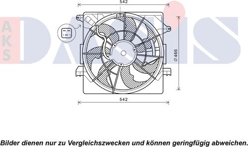 AKS Dasis 518110N - Ventilators, Motora dzesēšanas sistēma autodraugiem.lv