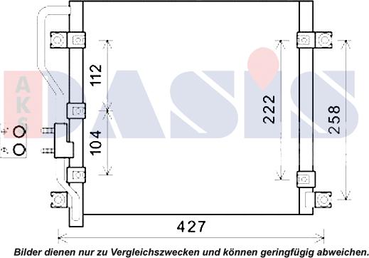 AKS Dasis 512095N - Kondensators, Gaisa kond. sistēma autodraugiem.lv