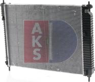 AKS Dasis 520119N - Radiators, Motora dzesēšanas sistēma autodraugiem.lv