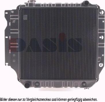 AKS Dasis 520110N - Radiators, Motora dzesēšanas sistēma autodraugiem.lv