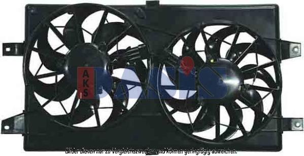 AKS Dasis 528021N - Ventilators, Motora dzesēšanas sistēma autodraugiem.lv