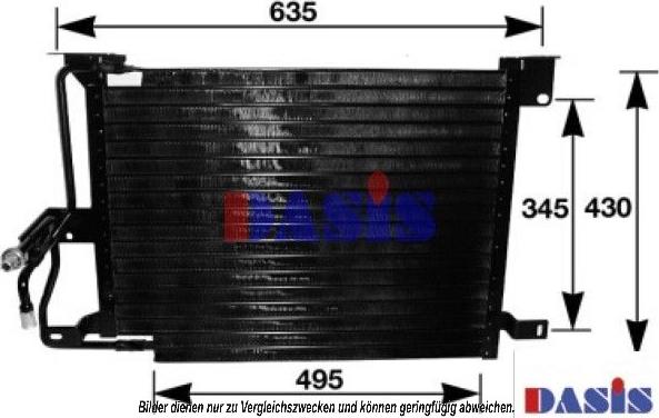 AKS Dasis 522630N - Kondensators, Gaisa kond. sistēma autodraugiem.lv