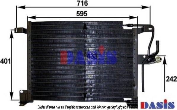 AKS Dasis 522210N - Kondensators, Gaisa kond. sistēma autodraugiem.lv