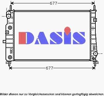 AKS Dasis 090068N - Radiators, Motora dzesēšanas sistēma autodraugiem.lv