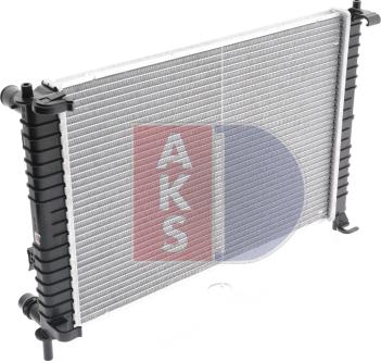 AKS Dasis 090009N - Radiators, Motora dzesēšanas sistēma autodraugiem.lv