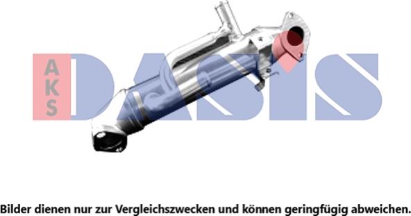 AKS Dasis 090014N - Radiators, Izplūdes gāzu recirkulācija autodraugiem.lv