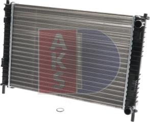 AKS Dasis 090017N - Radiators, Motora dzesēšanas sistēma autodraugiem.lv