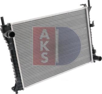 AKS Dasis 090076N - Radiators, Motora dzesēšanas sistēma autodraugiem.lv