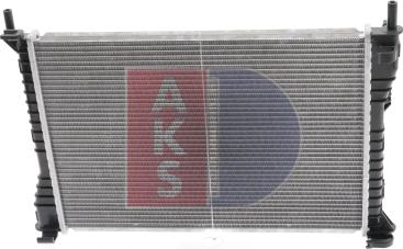 AKS Dasis 090076N - Radiators, Motora dzesēšanas sistēma autodraugiem.lv