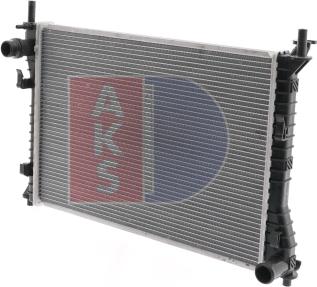 AKS Dasis 090076N - Radiators, Motora dzesēšanas sistēma autodraugiem.lv