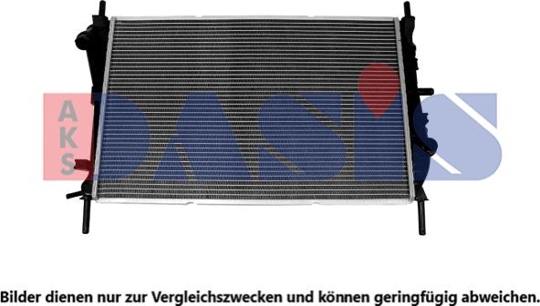 AKS Dasis 090072N - Radiators, Motora dzesēšanas sistēma autodraugiem.lv