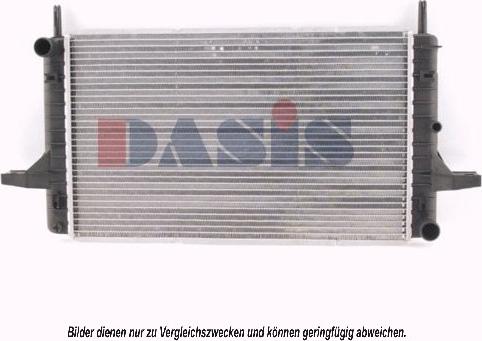 AKS Dasis 090820N - Radiators, Motora dzesēšanas sistēma autodraugiem.lv