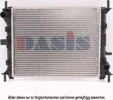 AKS Dasis 091450N - Radiators, Motora dzesēšanas sistēma autodraugiem.lv