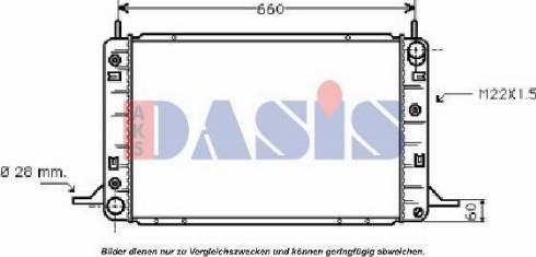 AKS Dasis 091410N - Radiators, Motora dzesēšanas sistēma autodraugiem.lv