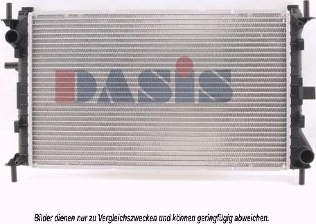 AKS Dasis 091470N - Radiators, Motora dzesēšanas sistēma autodraugiem.lv