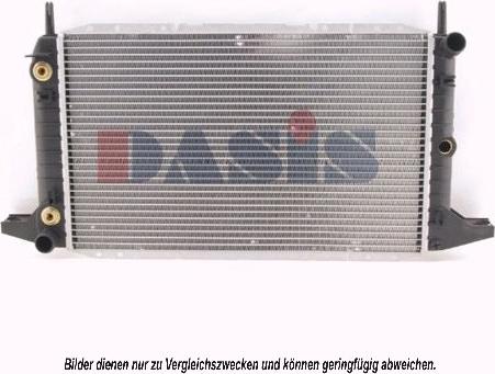 AKS Dasis 091080N - Radiators, Motora dzesēšanas sistēma autodraugiem.lv