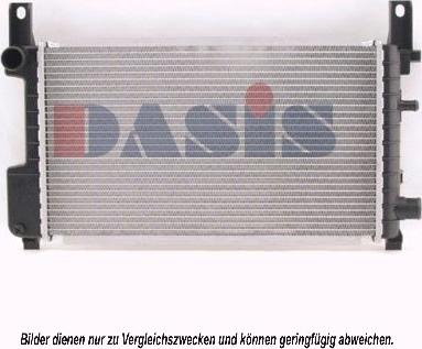 AKS Dasis 091110N - Radiators, Motora dzesēšanas sistēma autodraugiem.lv