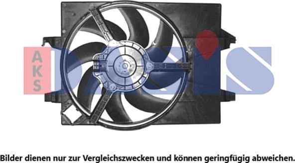 AKS Dasis 098028N - Ventilators, Motora dzesēšanas sistēma autodraugiem.lv