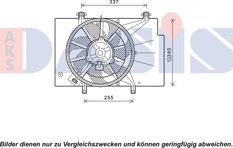 AKS Dasis 098138N - Ventilators, Motora dzesēšanas sistēma autodraugiem.lv
