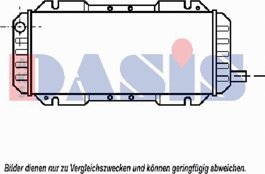 AKS Dasis 092120N - Radiators, Motora dzesēšanas sistēma autodraugiem.lv