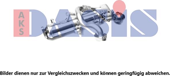 AKS Dasis 045174N - Radiators, Izplūdes gāzu recirkulācija autodraugiem.lv